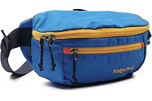 KALGOTEAL Ultraleichte 2,5L Reise-Hüfttasche, große Wasserabweisende Bauchtasche, für Damen und Herren