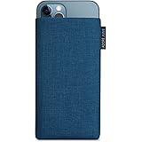 Adore June Classic Bleu-Océan Housse de Protection Compatible avec iPhone 13 Pro Max/iPhone 12 Pro Max, Pochette Établie Rési