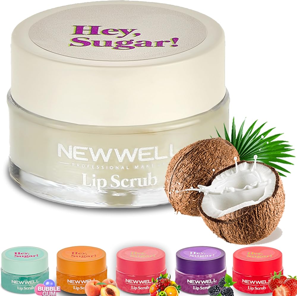New Well Hey Sugar Hindistan Ceviz Aromalı Dudak Peelingi 20Gr, T1003