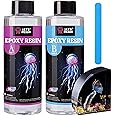 Casting Epoxy Resin, LET'S RESIN 32 oz 1:1 Clear Epoxy Resin, Crystal Resin for Art Coating,Mold,Tumbler Crafts