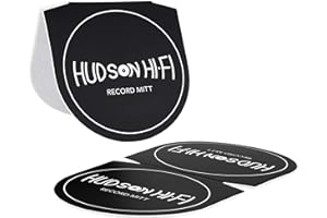 Hudson Hi-Fi Three Pack Record Mitt Anti Static Record Cleaner & Handler | Record Player Accessories with Soft Microfiber Material for Safe Easy LP Handling and Avoiding Dirty Fingers