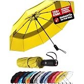 Repel Umbrella Automatic Folding Windproof Umbrella - Windproof Travel Umbrella - Auto Open and Close, Compact, Durable - Stu