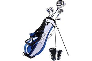 PreciseGolf Co. Precise X7 Junior Complete Golf Club Set for Children Kids - 3 Age Groups Boys & Girls - Right Hand & Left Hand!