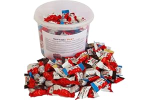 ‎CAPTAIN PLAY Party Bucket mit Ferrero Kinder Minis in Einzelverpackung, 1er Pack (1 x 966g)