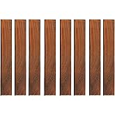 Bare Decor BARE-WF2012 EZ D&ouml;ng&uuml; U&ccedil;ları Yan Kesim Par&ccedil;a Kenetlenmiş Zemin Sert Tik Ağacı, 8 Pim, Kahverengi, 7 Ft