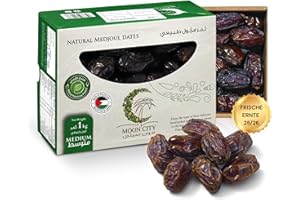 ‎A’LUCRA Alucra Medjool Datteln Medium 1 kg - Extra große frische Datteln Medjool aus Palästina - Natürlich süße Hurma ohne Zuckerzusatz - Weiches Fruchtfleisch & intensiver Geschmack