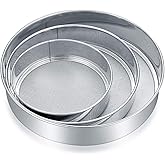 3 Pieces, 3 Sizes - Flour Sieves, Fine Flour Strainer Pastry Sieve | Flour Strainer Stainless Steel 3 Sizes Fine Mesh Straine