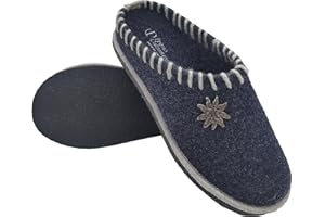 Primo Calzature Le Originali Tirolesi Ciabatte Donna in Vera Lana Cotta, Pantofole Invernali 100% Made in Italy, Artigianato Ecosostenibile