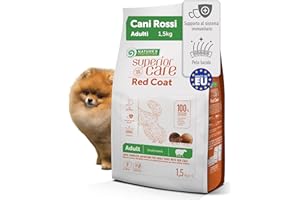 Nature's Protection Superior Care Comida para Perros Adultos Rojizos Sensibles - Pienso Hipoalergénico para Perros con Cordero, Rico en Proteínas, Omega 3 y 6 - Razas Pequeñas - Piel Sana, 1,5 Kg