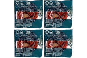 SANCHEZ ROMERO CARVAJAL Jabuguitos - Chorizo de Cerdo Puro Ibérico de Bellota. 4 paquetes.