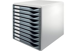 LEITZ L:Form-Set 10 Drawers A4 dark grey