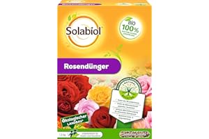 Solabiol Rosendünger mit Wurzelstimulator für gesunde Wurzeln und langanhaltende Blütenpracht, 1,5 kg