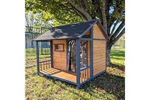 ANIMAL VALLEY Chalet Saint-Bernard - Casita para perros, talla XXL