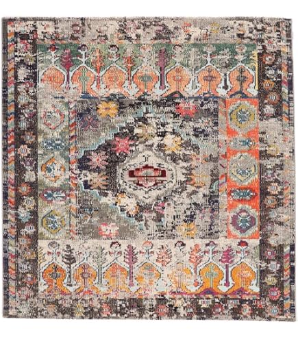 Tapis Kilim Saga RugVista - 200x300 Cm - Beige/Multicolore - Laine Synthétique - Noué à La Machine - Entretien Facile - 3