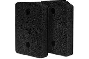 ALLOYTOOL Filtr do suszarki Miele T1, 2 sztuki, filtr z pompą ciepła, drobny/gruby, 207 x 157 x 30 mm, 2 sztuki