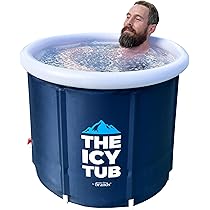 VEVOR Vasca Terapia Ghiaccio Gonfiabile 85cm - Vasca Immersione Fredda Portatile Per Recupero Muscolare - Foto 4