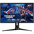 ASUS ROG Strix 27” 4K HDR 144Hz DSC Gaming Monitor (XG27UQR) - UHD (3840 x 2160), IPS, 1ms, Extreme Low Motion Blur, DisplayHDR 400, DCI-P3 90%, G-SYNC Compatible, Eye Care, DisplayPort, HDMI, USB 3.0
