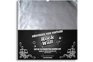 ROCK ON WALL Pochette Rigide, 33T, Lot de 10