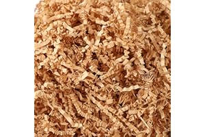 LAIBOREC 450 g de papier déchiqueté froissé pour paniers et boîtes cadeaux, rembourrage décoratif en raphia pour Pâques, anniversaires, Noël et mariages