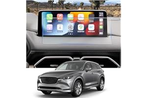 CDEFG Compatible with Mazda CX5 CX-5 2021-2024 2025 Navigation Screen Protector 6H Scratch-Resistant 10.25 Inch GPS Screen Protector Navigation Film CX5 Accessories Pack of 2