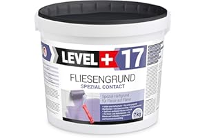 LEVEL PLUS 17 Baldosas de 7 kg de imprimación especial para azulejos, base de cuarzo, color azul, para interior y exterior, resistente a las heladas y al agua