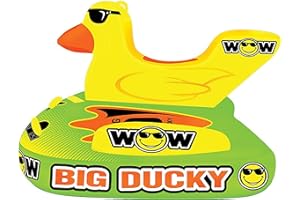 WOW Sports Ducky Towable Deck Tube for Boating 1-5 Person Options