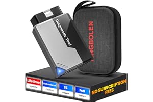 KINGBOLEN Ediag Elite OBD2 Code Reader Bluetooth,Wireless All System OBD2 Scanner with Active Tests,15 Resets Serivces,Car Diagnostic Tool for iOS & Android,All Software Lifetime Update.