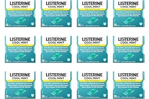 Listerine Pocketpaks zestaw 12 opasek do oddychania, świeża mięta, 24 szt