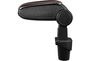 LP Trade Apoyabrazos Central Caddy 3 4 2K 2C SA | Accesorio para consola de almacenamiento y reposamanos con compartimento organizador | Pieza separada para el interior del coche | Piel sintética