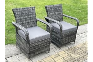 GENERIC FMSGarden Rattan Garden Furniture Dining Set Table And Chairs Wicker Patio Outdoor 2 chairs