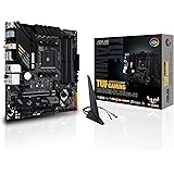 ASUS TUF GAMING B550M-PLUS (WI-FI) – Carte mère AMD B550 (Ryzen AM4), mATX, PCIe 4.0, 2xM.2, DDR4 4400, WiFi 6, Ethernet 2.5