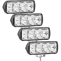 IP67 étanche Antom Phare LED Travail 102W 15000LM - Projecteur 12-24V Pour Voiture, Camion, Tracteur Phare Bateau 12v 24v