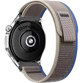 Rongep Huawei ile Uyumlu Travel Loop 22mm Kordon GT6/GT6 Pro/GT5/GT5 Pro/GT4/GT3/GT3 Pro/GT2/GT2 Pro 46mm i&ccedil;in Rahat Kumaşlı 