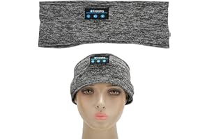 CUIFATI Bezprzewodowe Słuchawki do Spania Ultra Cienkie Głośniki Bluetooth Sportowa Opaska na głowę do Spania