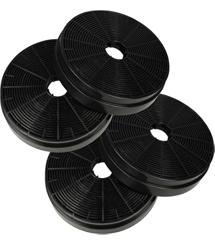 Vhbw 4x Filtres à Charbon Actif Compatible Avec Falmec MIRABILIA SERIE