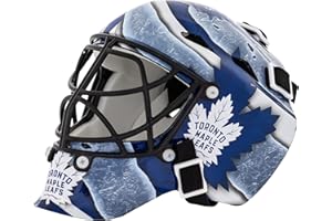 Franklin Sports NHL Team Logo Mini Hockey Goalie Mask with Case - Collectible Goalie Mask with Official NHL Logos and Colors