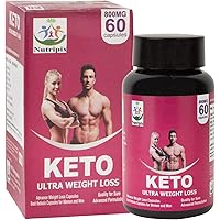 NUTRIPIX Keto Capsules For Weight Loss Natural & Advanced Fat Burner Supplement 800 MG Green Tea & Coffee and Garcinia Cambogia Extract - 60 Capsules