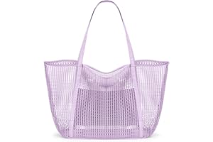 KALIDI FANCY FOREST Torba na ramię z siatki plażowej, damska torebka na ramię MAX 27L torba na zakupy