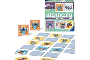 Ravensburger 24697 - Challenge Memory Disney Stitch, EIN herausforderndes Memory für 2-8 Stitch-Fans ab 6 Jahren