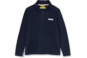 Regatta Hot Shot II Felpa in Pile Symmetry, con Trattamento Anti Pilling, con Cerniera sul Collo Sweater Bambino