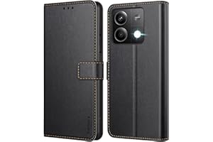 Ganbary Funda Compatible con Xiaomi Redmi Note 13 5G (No para 4G), Funda Tapa Libro Movil Carcasa PU Cuero Funda para Redmi Note 13 5G [Protección Completa] [Ranura Tarjeta][Función Soporte], Negro
