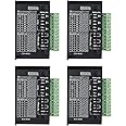 sourcing map Stepper Motor Drivers, 4 Pack 4A Stepper Driver Controller CNC Digital Micro Step Driver for 39/42/57 Stepper Motor