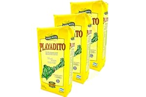 EL PAISITO PLAYADITO Yerba Mate Tradicional 1 Kg x 3 uni - Pack 3 playadito -