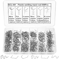 Kit De Réparation Par Soudure à Chaud Pour Plastique - 400 Agrafes Inox 0,8mm - Neuf