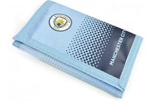 Manchester City FC Official Football Fade Design Wallet