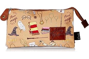 CERDÁ LIFE'S LITTLE MOMENTS, Estuche Harry Potter con 3 Compartimentos-Licencia Oficial Warner Bros para Niñas, Multicolor, Edad recomendada-6 a 14 años