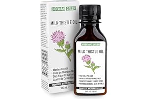 SIBERIAN GREEN Sibirisches Mariendistelöl Extra Vergine Kaltgepresst 100ml Roh Unraffiniert