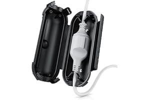 Brandson - Garten Kabelbox wasserdicht - outdoor IP44 wasserdichte Safe Box - trittfest - wetterbeständige Schutzbox für Verlängerungskabel für LED-Kette Elektrowerkzeug Rasenmäher