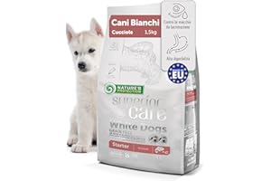 Nature's Protection Superior Care Sucha karma dla dzieci (do 4 miesięcy) I wszystkie rasy szczeniąt z psami o czystej sierści (Bichon Frise, Maltańczyk) I łososiowy, 1,5 kg