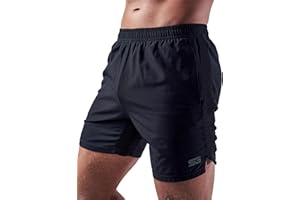 Satire Gym - Sporthose Herren kurz mit Taschen - Sport Shorts Männer als Laufhose Gymshorts (Running, Bodybuilding, Fitness)